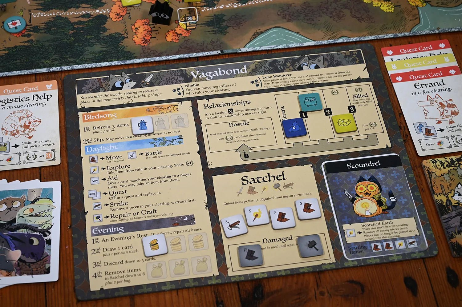 Leder Games Root Riverfolk extension 2 factions