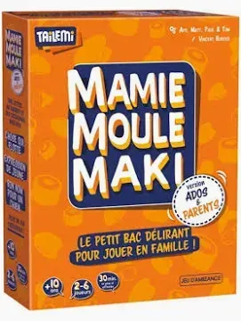 Flip Flap Editions Mamie Moule Maki Ados et parents jeu cartes