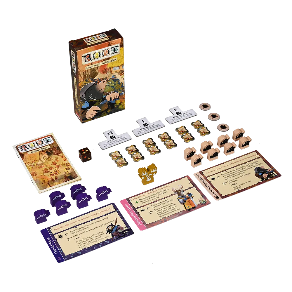 Leder Games Root Hirelings Pack extension Underworld