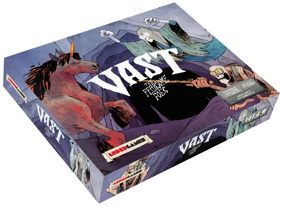 Leder Games Vast Fearsome Foes extension jeu 3 rôles