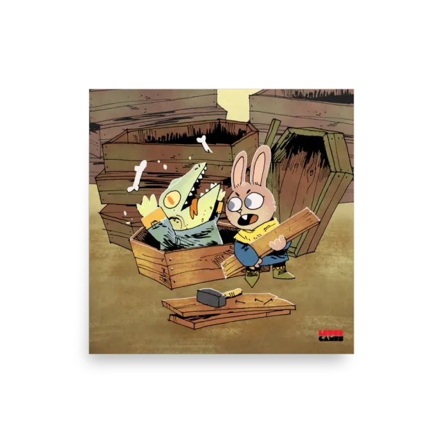 Leder Games Root Coffin Makers affiche 10x10 collection