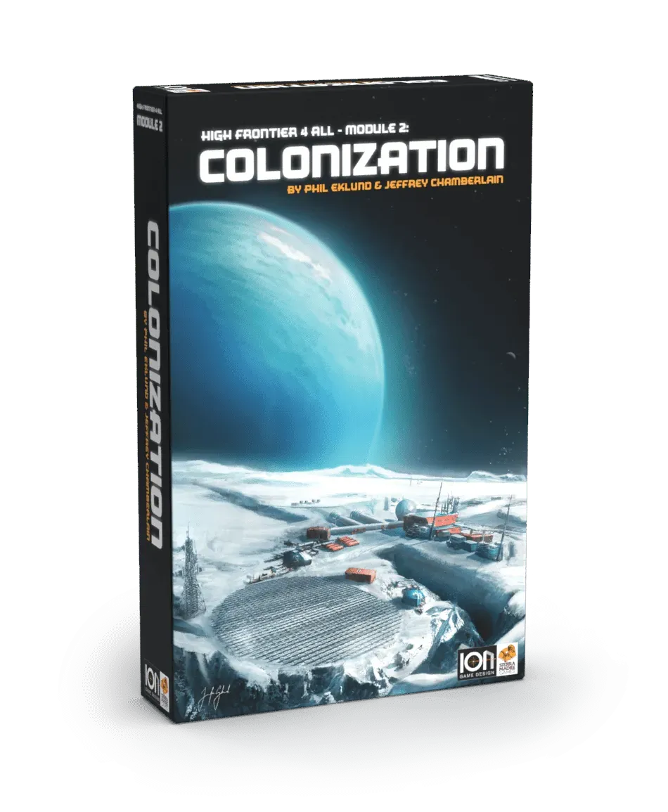 ION Game Design High Frontier 4 Module 2 extension Colonisation