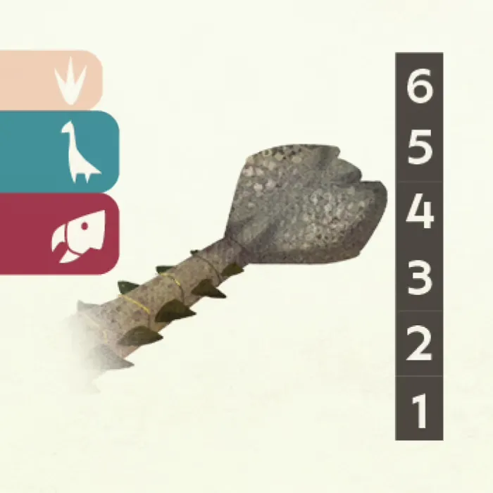 ION Game Design Dino Dynasty Armor Tail-Clubs extension