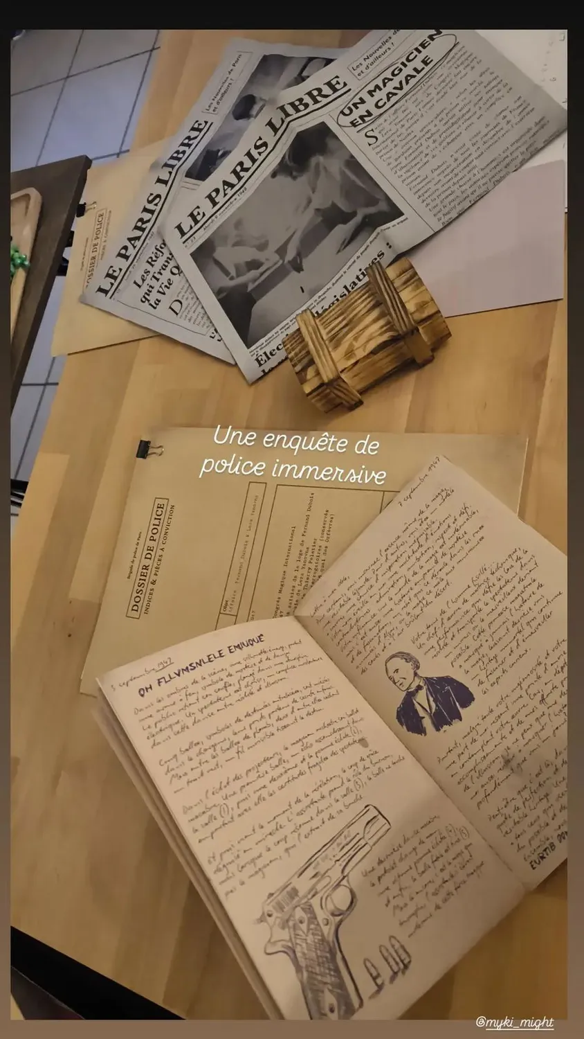 Detective Box Ciao Bella jeu d'enquête courte