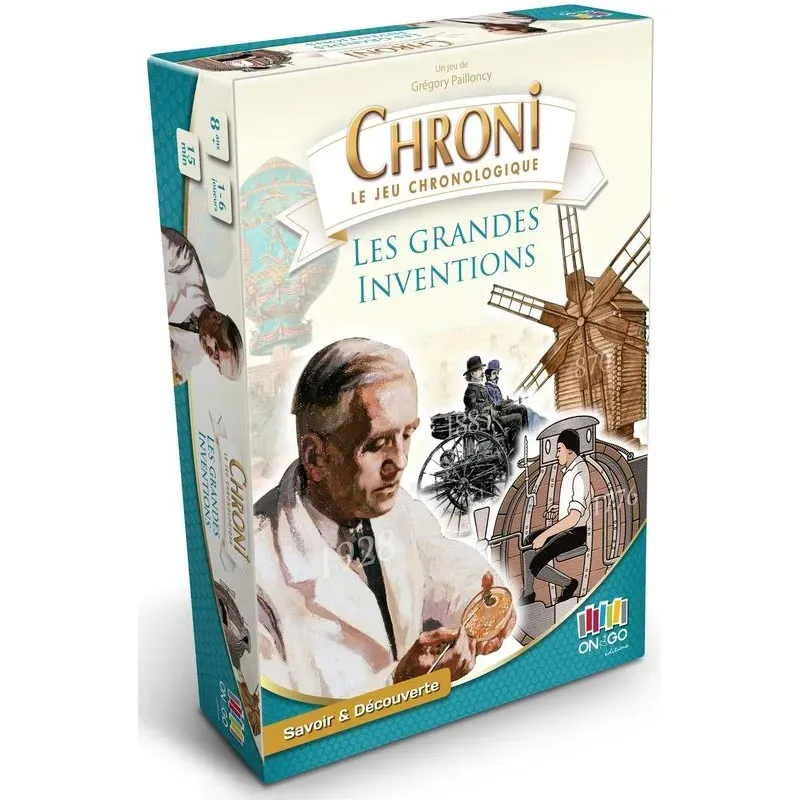 Flip Flap Editions Chronicards Les grandes inventions jeu cartes