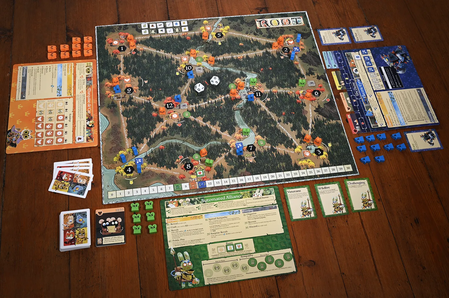 Leder Games Root Clockwork extension solo coop