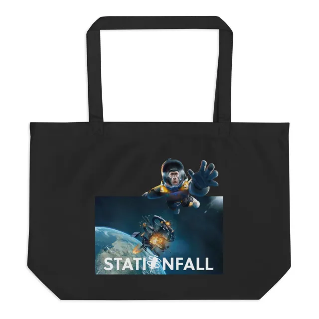 ION Game Design Stationfall tote bag large coton bio 23 L