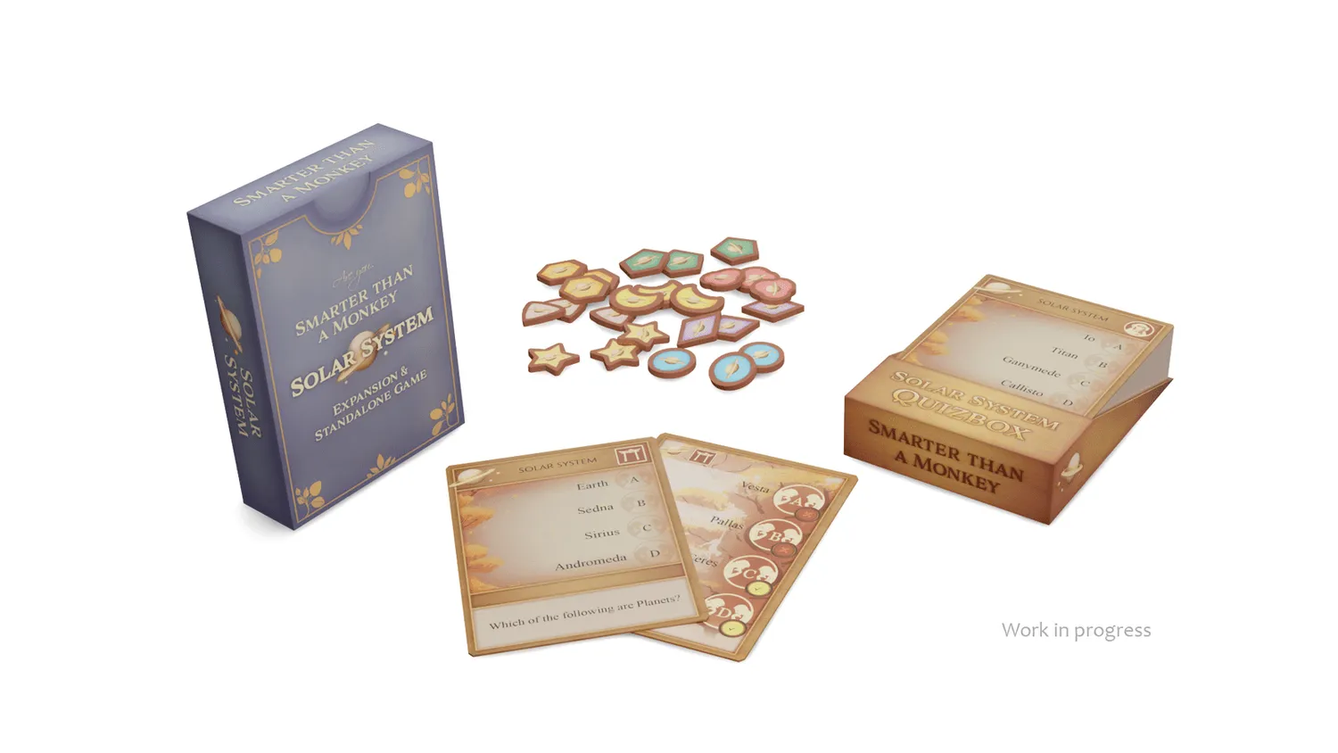 ION Game Design Smarter than a Monkey Solar System jeu famille