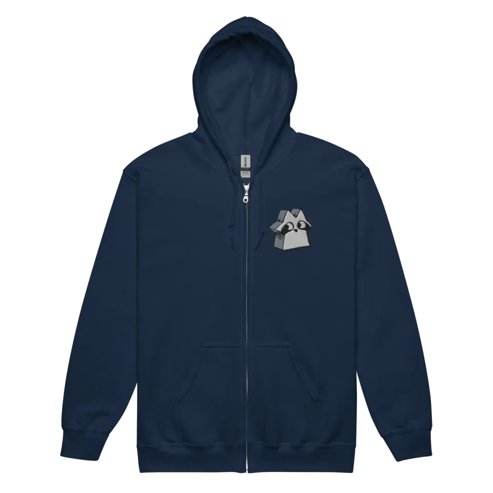 Leder Games Root Vagabond Raton hoodie zippé gris