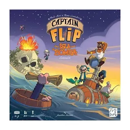 PlayPunk Captain Flip Isla Bomba extension jeu de société