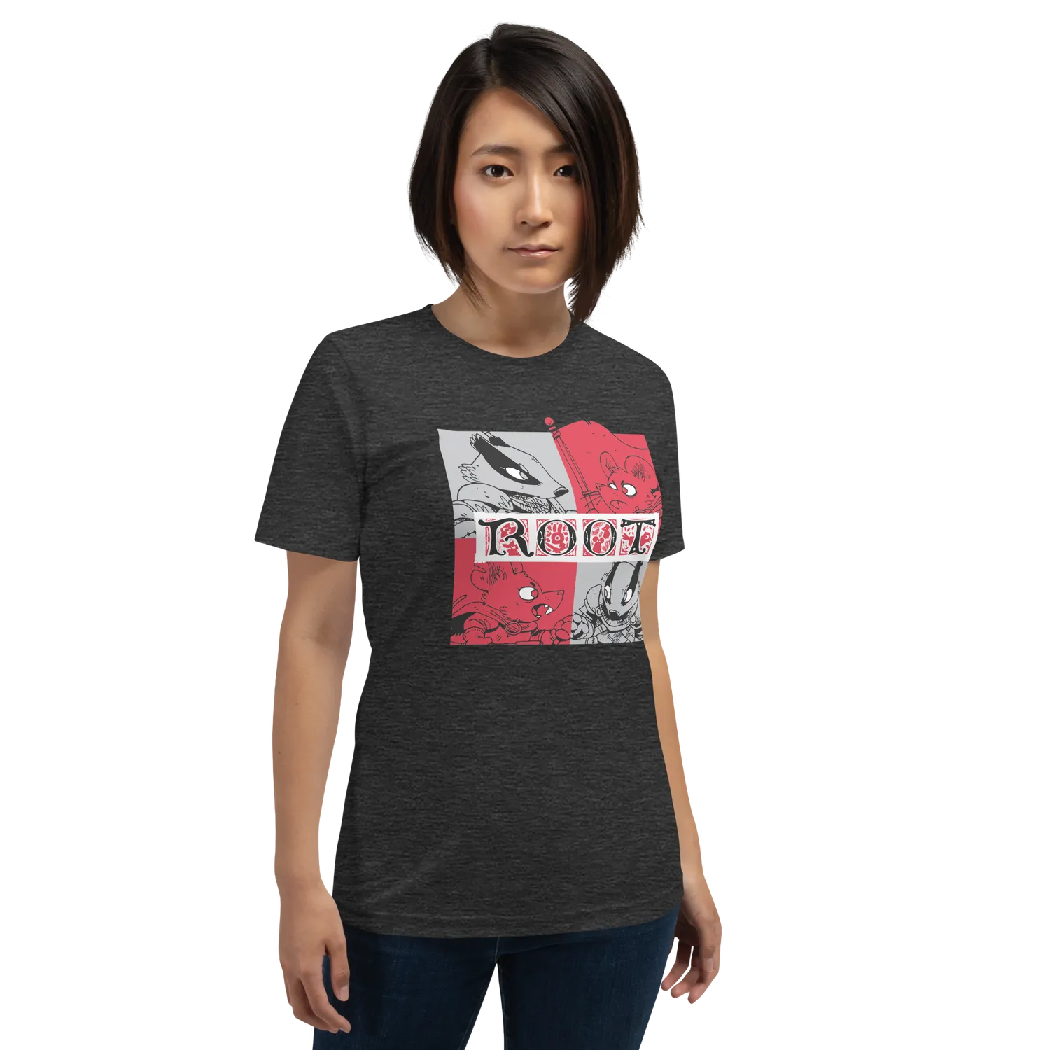 Leder Games Root Marauder Factions t-shirt noir M