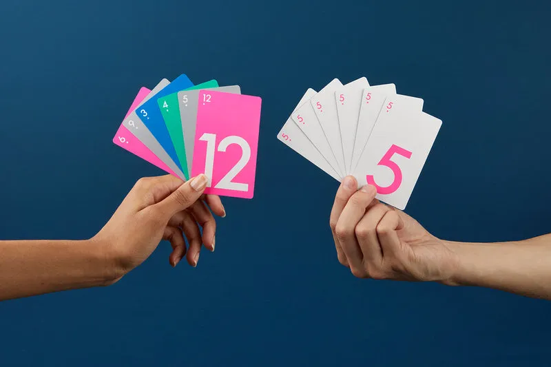 CMYK Fives jeu de cartes 10 boites tendu 3-4 joueurs