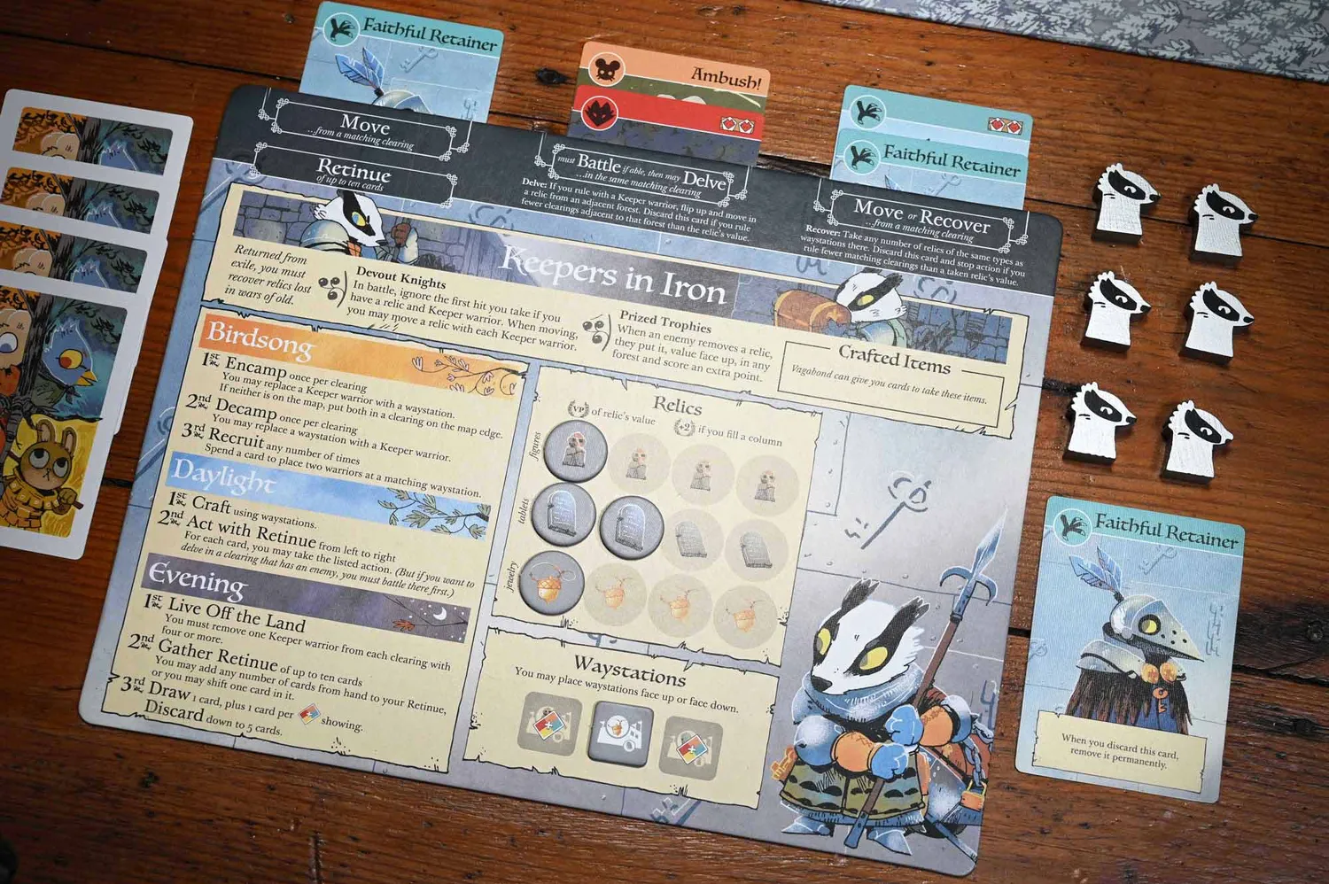 Leder Games Root Marauder extension jeu 2 factions + mercenaires