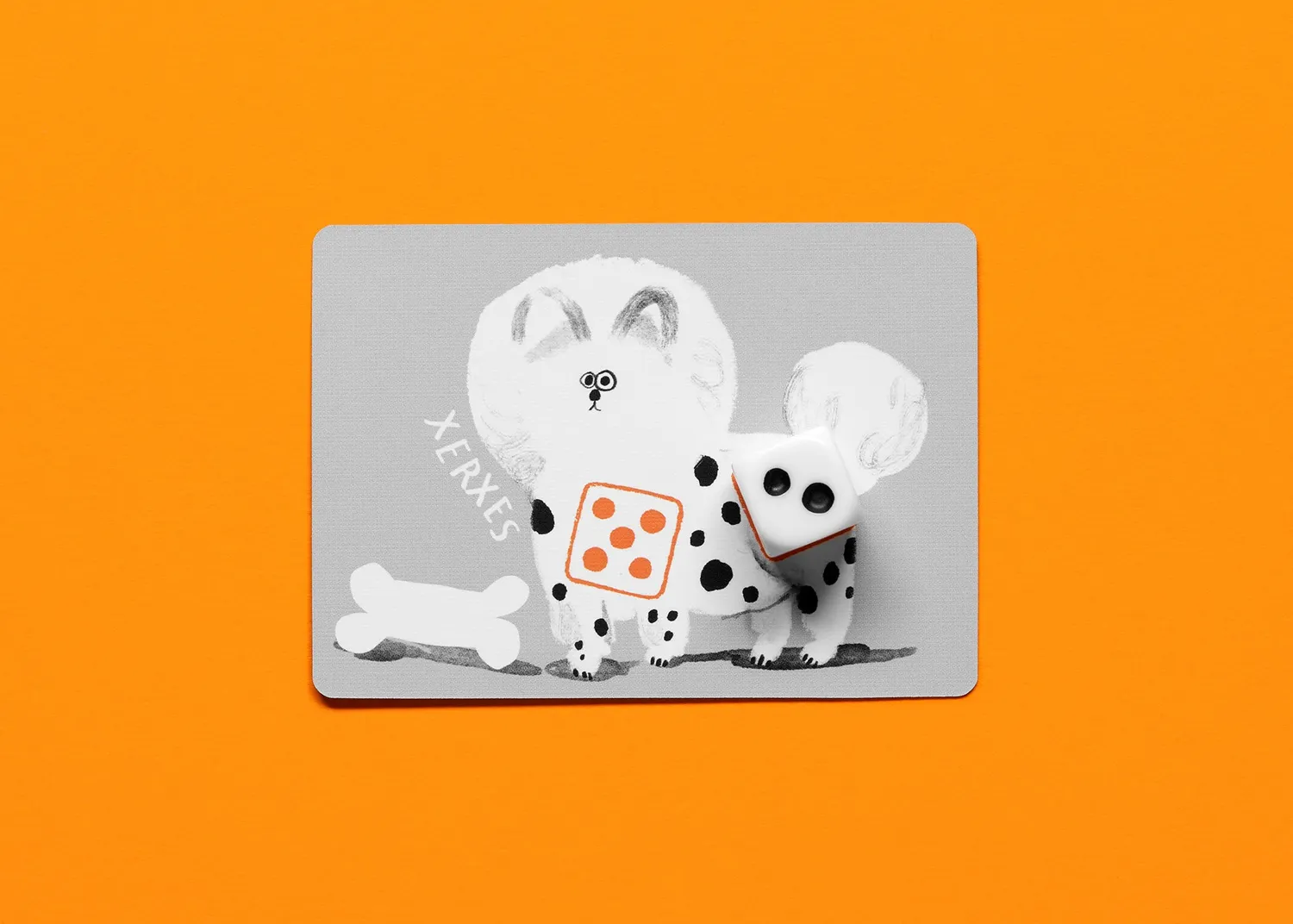CMYK Spots jeu de dés lot 18 jeux chiens
