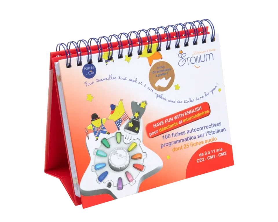 Etoilium Have fun with english chevalet jeu anglais
