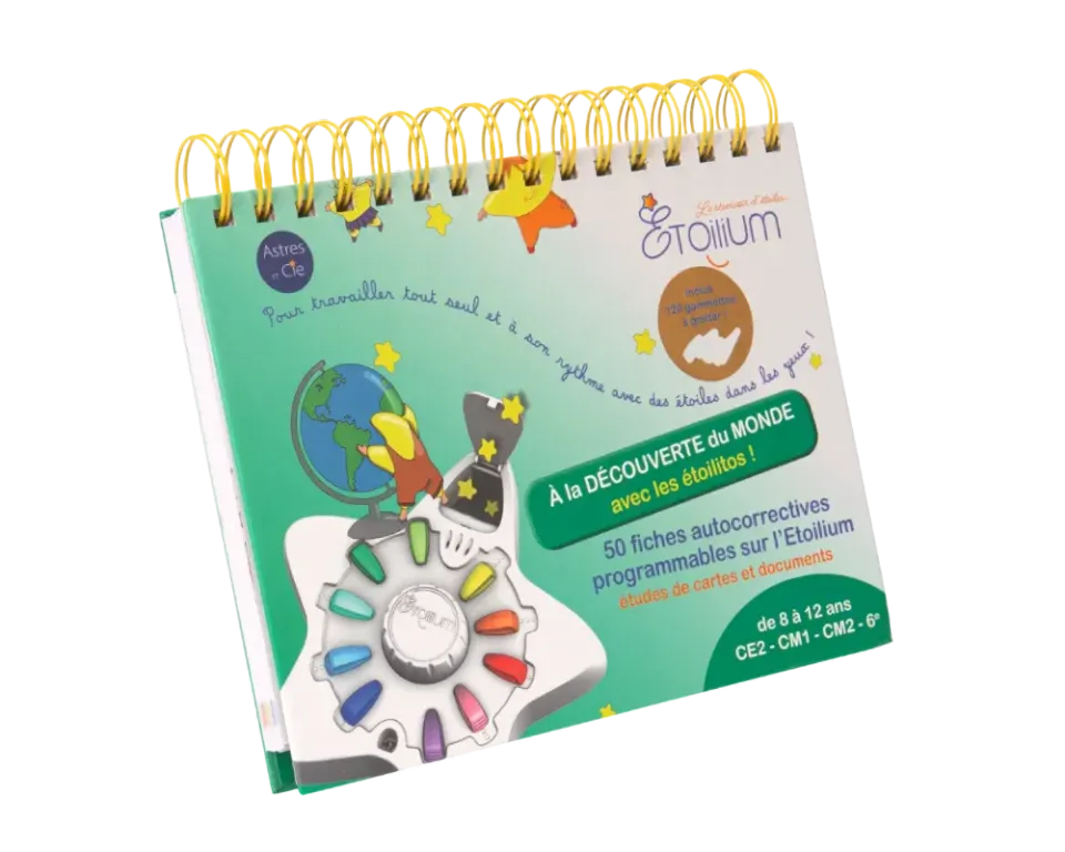 Flip Flap Editions Etoilium A la découverte du monde carnet enfant