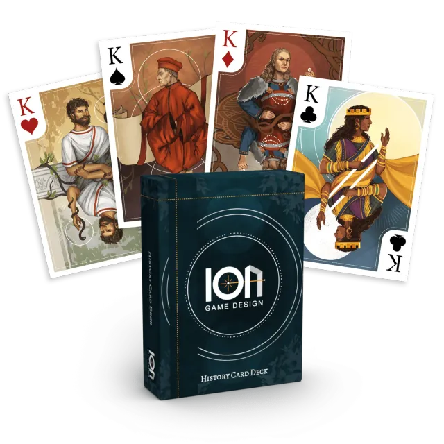 ION Game Design Historical jeu 52 cartes poker Madeleine Fjäll