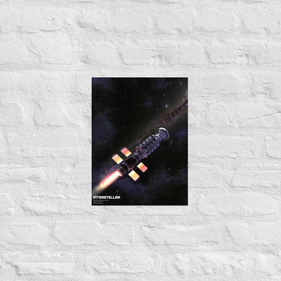 ION Game Design Interstellar poster 30x40 cm mat épais