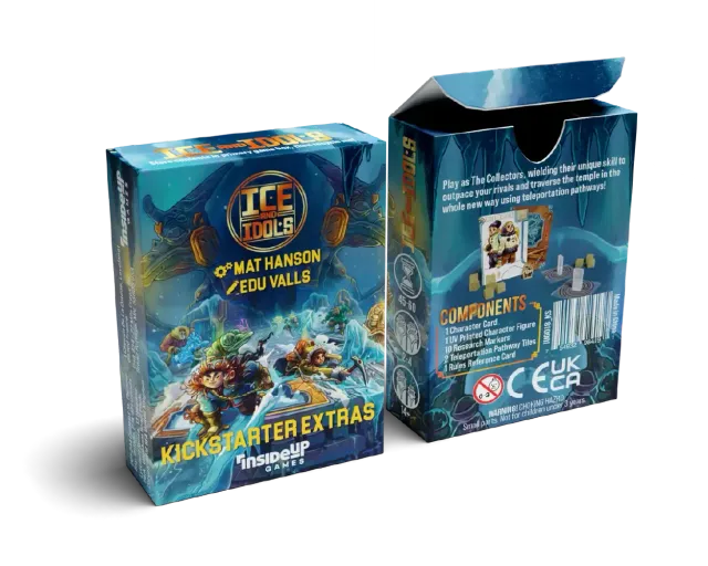 Inside Up Games Ice and Idols extras Kickstarter jeu