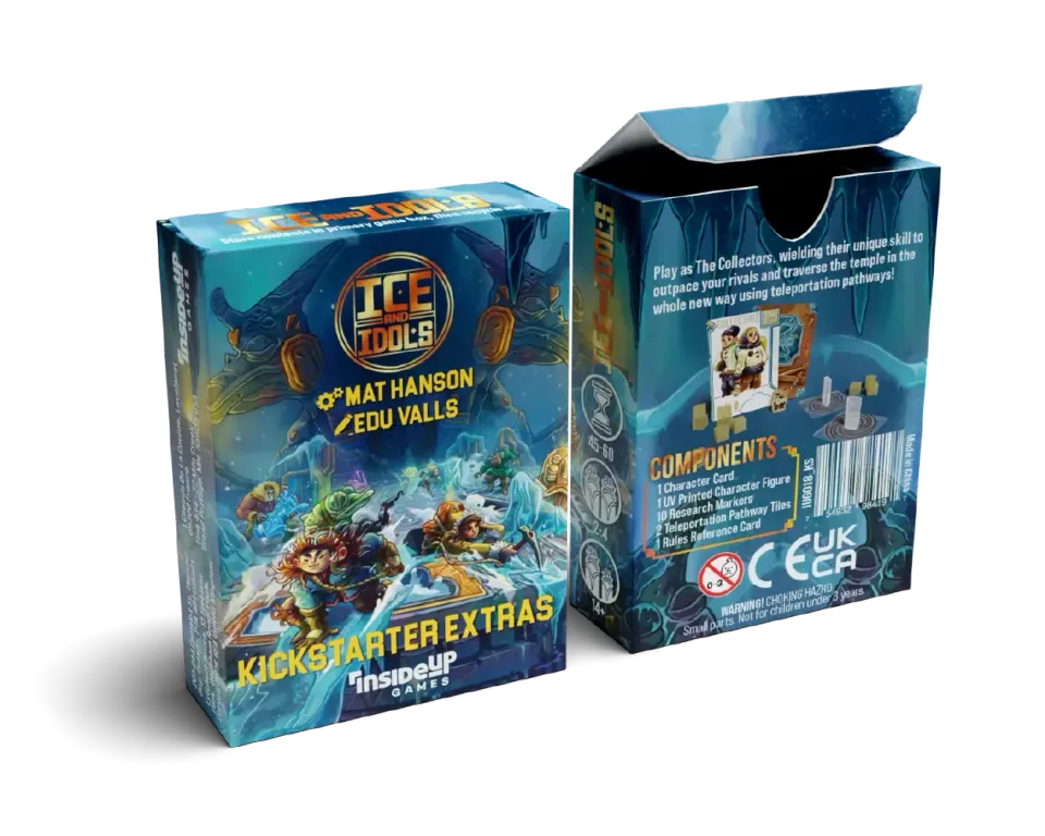 Inside Up Games Ice and Idols extras Kickstarter jeu