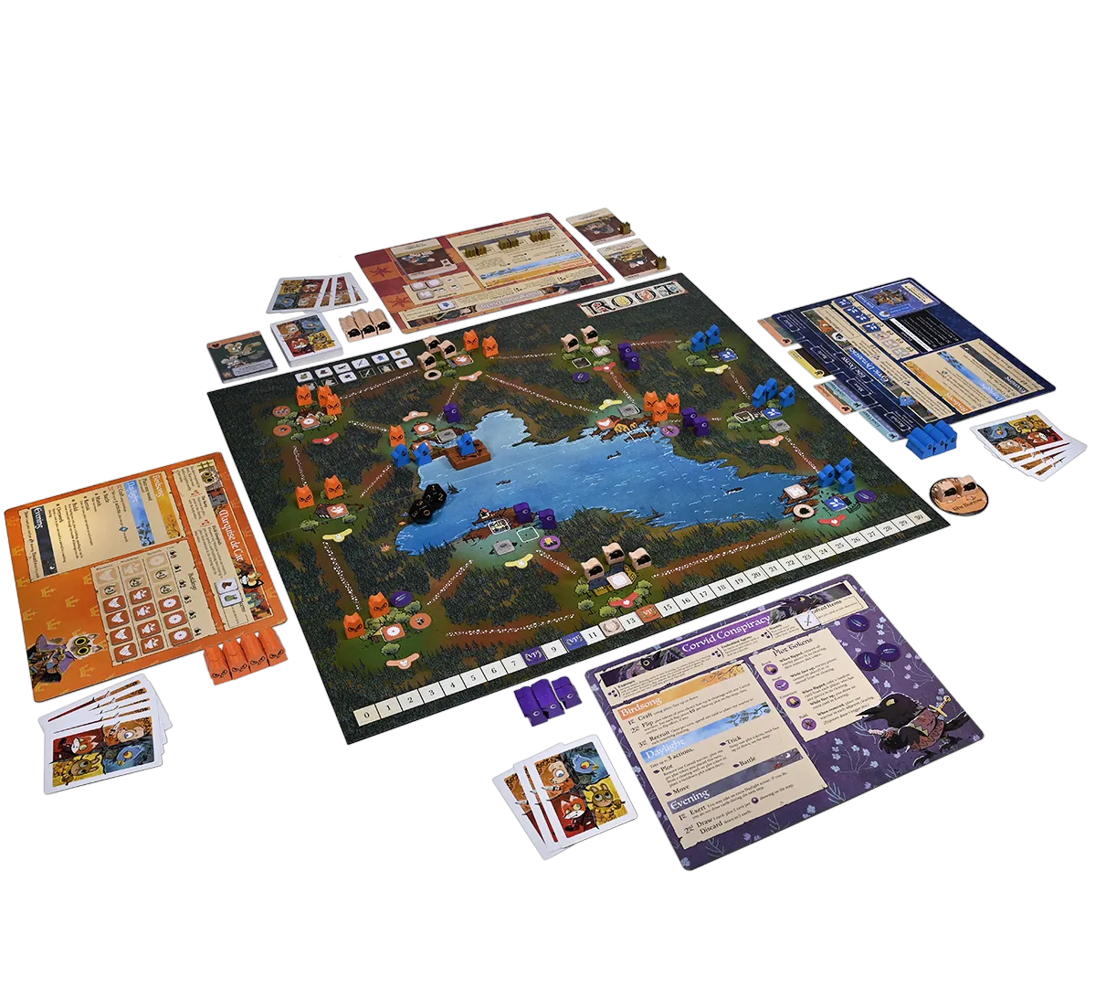 Leder Games Root Underworld extension jeu 2 factions